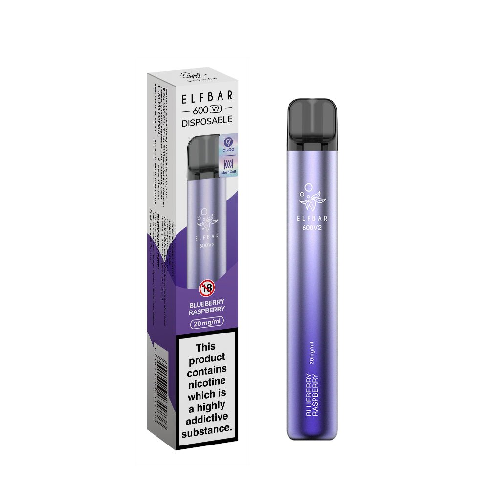 Elfbar 600V2 Disposable Vape Box Of 10 - Vaperdeals