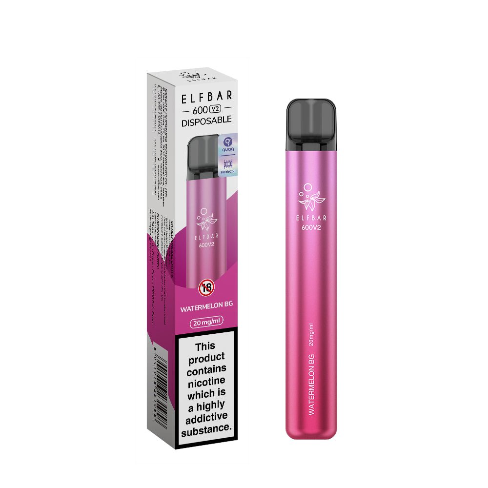 Elfbar 600V2 Disposable Vape Box Of 10 - Vaperdeals