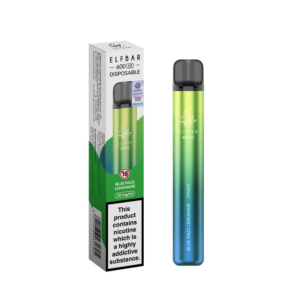 Elfbar 600V2 Disposable Vape Box Of 10 - Vaperdeals