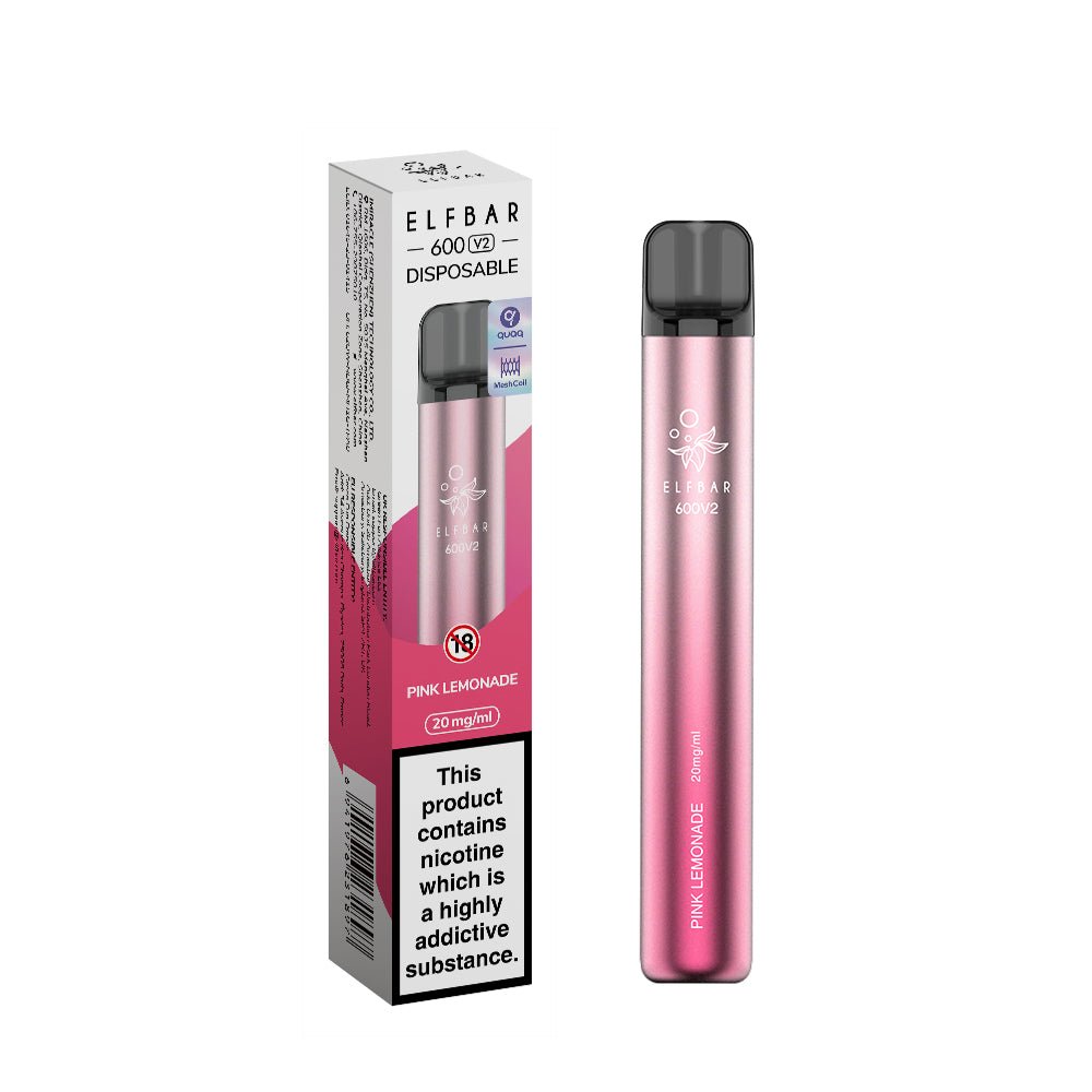 Elfbar 600V2 Disposable Vape Box Of 10 - Vaperdeals