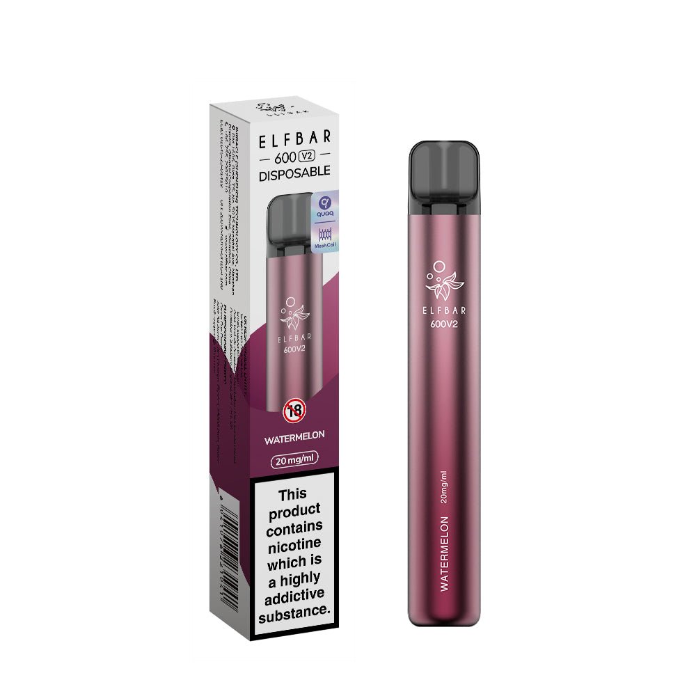 Elfbar 600V2 Disposable Vape Box Of 10 - Vaperdeals