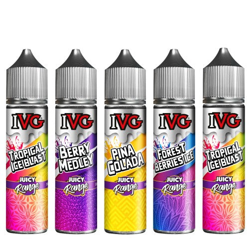 IVG Juicy Range 50ml E Liquid Shortfills - £7.49