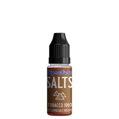 Signature Tobacco 1960 10ml Nic Salt 20mg (Box of 10) Vape123 UK