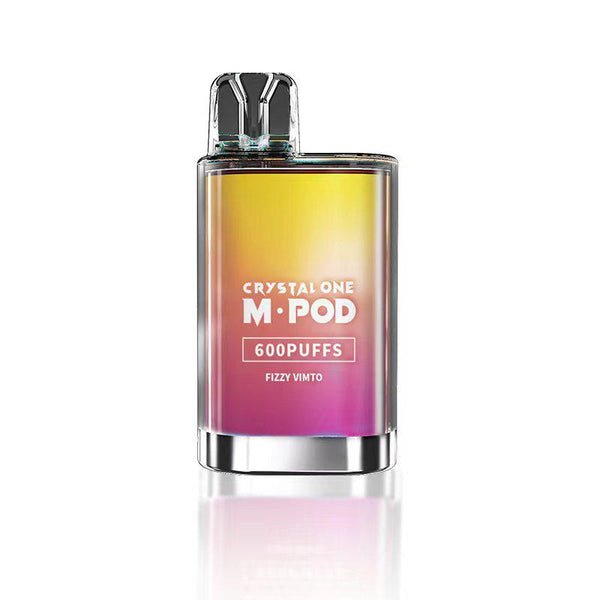 Crystal M Pod 600 Disposable Vape Puff Pod Device Box of 10 - Vaperdeals