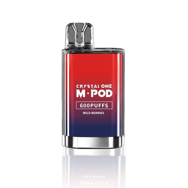 Crystal M Pod 600 Disposable Vape Puff Pod Device Box of 10 - Vaperdeals