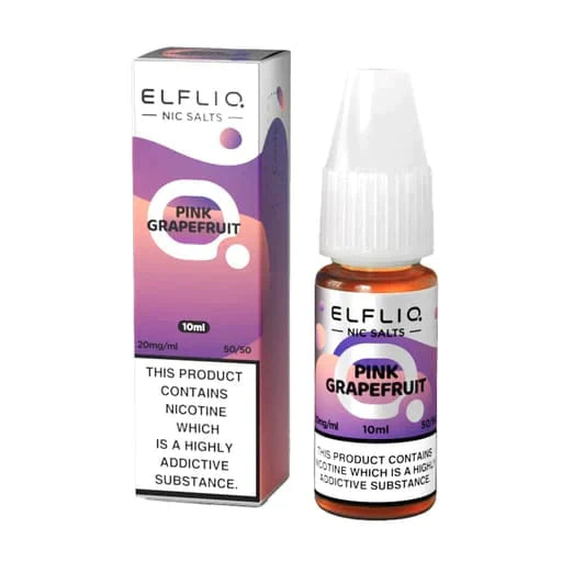 ELF BAR - ELFLIQ - PINK GRAPEFRUIT - 10ML NIC SALT ( Box of 10)