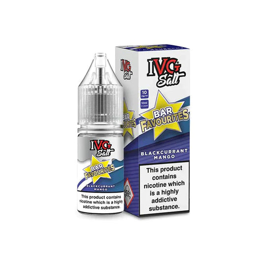IVG Bar Favourites Blackcurrant Mango 10ml Nic Salt | UK Vapes