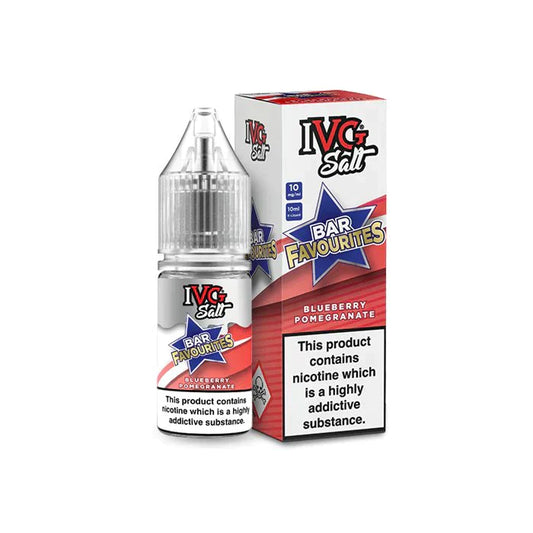 IVG SALTS - BAR FAVOURITES - BLUEBERRY POMEGRANATE - 10ML