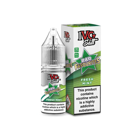 IVG Salts Bar Favourites Fresh Mint 10ml Nic Salt | Wholesale Vapes UK