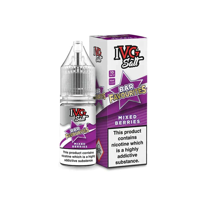 IVG Bar Favourites Mixed Berries 10ml Nic Salt | UK Vape Deals