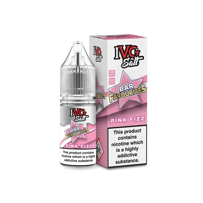 IVG Bar Favourites Pink Fizz 10ml Nic Salt | UK Vape Wholesale