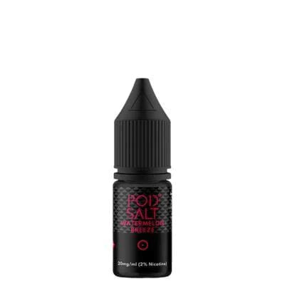 Pod Salt Watermelon Breeze 10ml Nic Salt | UK Vape Wholesale