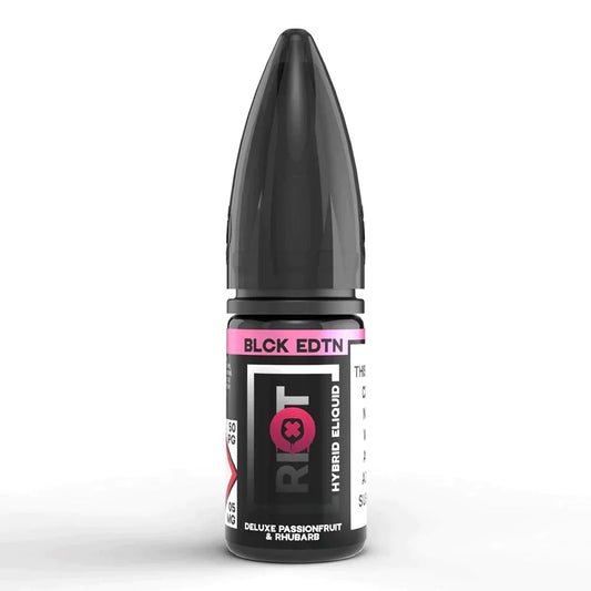 Riot Squad BLCK EDTN Passion Fruit & Rhubarb 10ml Nic Salt-Pack of 10