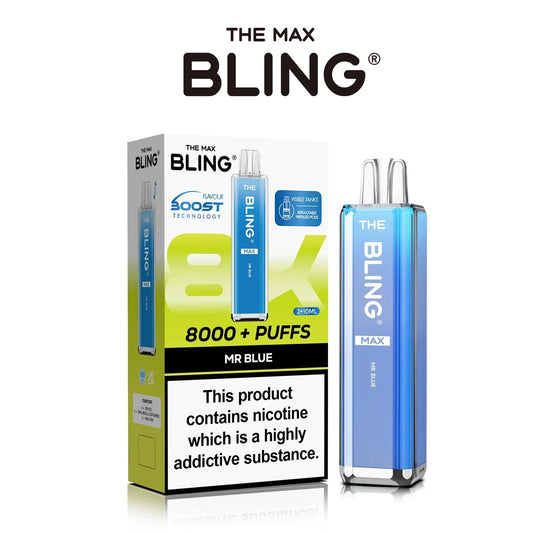 The Crystal Bling Max 8000 Preffilled Pod Kit