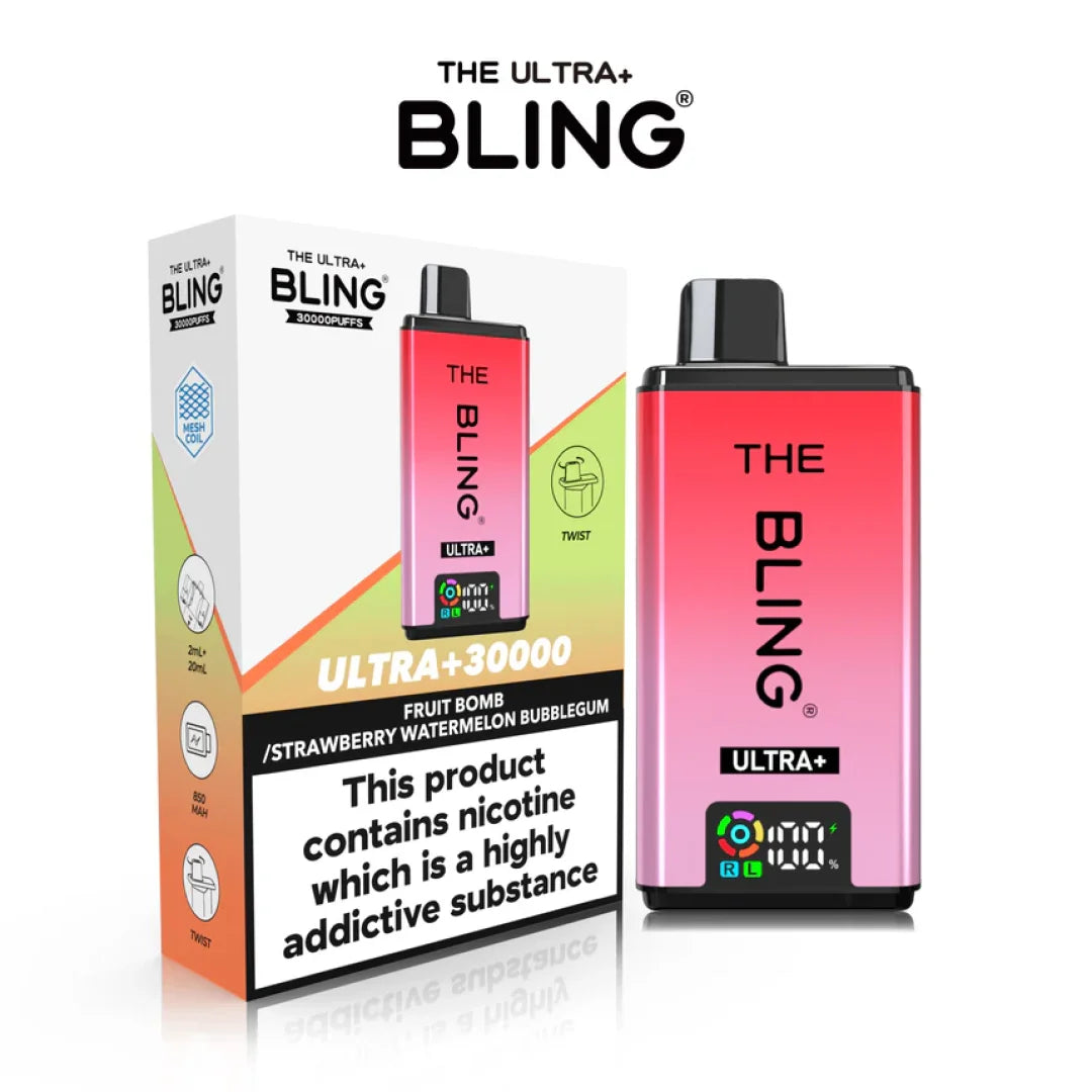 The Bling Ultra Plus 30000+ Puffs Prefilled Pod Kit
