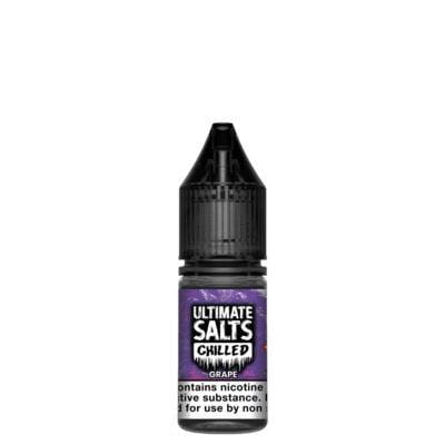 Ultimate Salts Chilled Grape 10ml Nic Salt - Box of 10 | UK Vapes